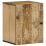 Wandmontierter Badezimmerschrank massives Mangoholz 38x33x48 cm von , Badezimmerwaschtische - Ref: Foro24-356911, Preis: 76,0...