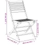 Folding garden chairs 2 units acacia wood 48.5x61.5x87 cm by , Garden chairs - Ref: Foro24-365739, Price: 110,09 €, Discount: %