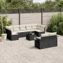 Garden sofa set 10 pieces with black synthetic rattan cushions by , Garden sets - Ref: Foro24-3220625, Price: 624,23 €, Disco...