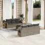 7-teiliges Gartensofa-Set mit grauen PE-Rattan-Kissen von , Gartensets - Ref: Foro24-3219909, Preis: 517,58 €, Rabatt: %