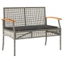 3-piece garden dining set with gray synthetic rattan cushions by , Garden sets - Ref: Foro24-3213575, Price: 364,72 €, Discou...