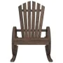 Adirondack Garden Rocking Chair Solid Fir Wood by , Garden chairs - Ref: Foro24-365094, Price: 173,59 €, Discount: %