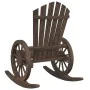 Adirondack Garden Rocking Chair Solid Fir Wood by , Garden chairs - Ref: Foro24-365094, Price: 173,59 €, Discount: %