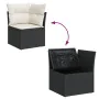 8-piece garden sofa set and black synthetic rattan cushions by , Garden sets - Ref: Foro24-3256364, Price: 481,05 €, Discount: %