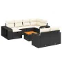 11-teiliges Gartensofa-Set und schwarze synthetische Rattankissen von , Gartensets - Ref: Foro24-3266256, Preis: 603,71 €, Ra...