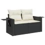 8-teiliges Gartensofa-Set und schwarze synthetische Rattankissen von , Gartensets - Ref: Foro24-3219945, Preis: 583,06 €, Rab...