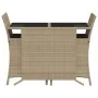 Gartenstühle und Tisch 3 Stück synthetisches Rattan beige Kissen von , Gartensets - Ref: Foro24-365121, Preis: 181,98 €, Raba...