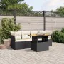 5-teiliges Gartenmöbel-Set und schwarze synthetische Rattankissen von , Gartensets - Ref: Foro24-3270664, Preis: 354,63 €, Ra...