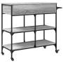 Sonoma gray engineered wood kitchen cart 105x42x95 cm by , Kitchen and dining carts - Ref: Foro24-842379, Price: 126,94 €, Di...