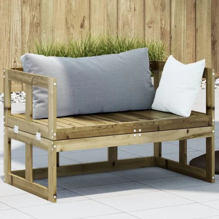 Extendable garden sofa bench impregnated pine wood by , garden benches - Ref: Foro24-832614, Price: 109,36 €, Discount: %