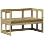 Extendable garden sofa bench impregnated pine wood by , garden benches - Ref: Foro24-832614, Price: 109,36 €, Discount: %