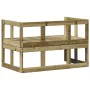 Extendable garden sofa bench impregnated pine wood by , garden benches - Ref: Foro24-832614, Price: 109,36 €, Discount: %