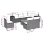 8-teiliges Gartensofa-Set und schwarze synthetische Rattankissen von , Gartensets - Ref: Foro24-3257812, Preis: 604,27 €, Rab...