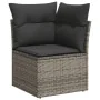 9-piece garden furniture set and gray synthetic rattan cushions by , Garden sets - Ref: Foro24-3256494, Price: 592,84 €, Disc...