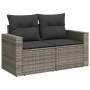 11-teiliges Gartensofa-Set und graue synthetische Rattankissen von , Gartensets - Ref: Foro24-3256662, Preis: 671,77 €, Rabat...