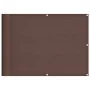 Balcony screen 100% polyester Oxford brown 75x700 cm by , Umbrellas - Ref: Foro24-4000382, Price: 29,27 €, Discount: %