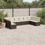 Set mit 10 Gartensofas und Kissen synthetisches Rattanbraun von , Gartensets - Ref: Foro24-3249932, Preis: 596,29 €, Rabatt: %