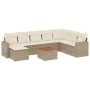 Garden sofa set with beige cushions 10 pieces synthetic rattan by , Garden sets - Ref: Foro24-3256590, Price: 637,69 €, Disco...