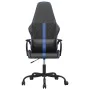 Gaming chair in black and blue synthetic leather by , Gaming chairs - Ref: Foro24-3143787, Price: 112,74 €, Discount: %