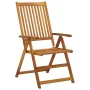 Reclining garden chairs 2 units solid acacia wood with cushions by , Garden chairs - Ref: Foro24-3064062, Price: 181,67 €, Di...