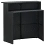 Garden bar furniture set, 4 pieces, with black cushions. by , Garden sets - Ref: Foro24-3064876, Price: 364,29 €, Discount: %