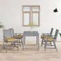 Dining garden chairs with cushions 4 pcs solid acacia wood by , Garden chairs - Ref: Foro24-3078422, Price: 350,85 €, Discoun...