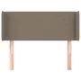 Taupe gray fabric headboard 83x16x78/88 cm by , Headboards and footboards - Ref: Foro24-3118606, Price: 46,78 €, Discount: %