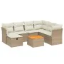 Garden sofa set with beige cushions 8 pcs PE rattan by , Garden sets - Ref: Foro24-3264740, Price: 593,65 €, Discount: %