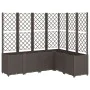 Planter with brown PP trellis 160x120x140 cm by , Pots and planters - Ref: Foro24-367880, Price: 284,17 €, Discount: %