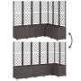 Planter with brown PP trellis 160x120x140 cm by , Pots and planters - Ref: Foro24-367880, Price: 284,17 €, Discount: %