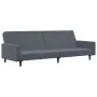 2-seater sofa bed with dark gray velvet stool by , Sofas - Ref: Foro24-3216237, Price: 300,10 €, Discount: %