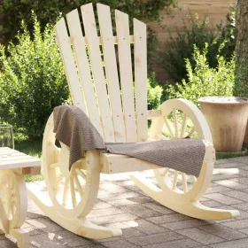 Adirondack Garden Rocking Chair Solid Fir Wood by , Garden chairs - Ref: Foro24-365093, Price: 139,72 €, Discount: %