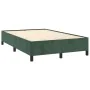 Boxspringbett mit Matratze und LED-Samt in Dunkelgrün, 120 x 190 cm von , Betten und Lattenroste - Ref: Foro24-3270326, Preis...