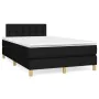 Box spring bed with black fabric mattress 120x190 cm by , Beds and slatted bases - Ref: Foro24-3269802, Price: 350,22 €, Disc...