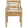 Batavia chairs 4 units solid teak wood with cushions by , Garden chairs - Ref: Foro24-3073300, Price: 475,75 €, Discount: %