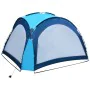 Party tent with LED and 4 side walls blue 3.6x3.6x2.3m by vidaXL, Tents and gazebos - Ref: Foro24-92236, Price: 137,71 €, Dis...