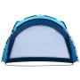 Party tent with LED and 4 side walls blue 3.6x3.6x2.3m by vidaXL, Tents and gazebos - Ref: Foro24-92236, Price: 137,71 €, Dis...