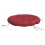 Red Oxford fabric round cushion Ø 100x11 cm by , Cushions for chairs and sofas - Ref: Foro24-361971, Price: 50,07 €, Discount: %