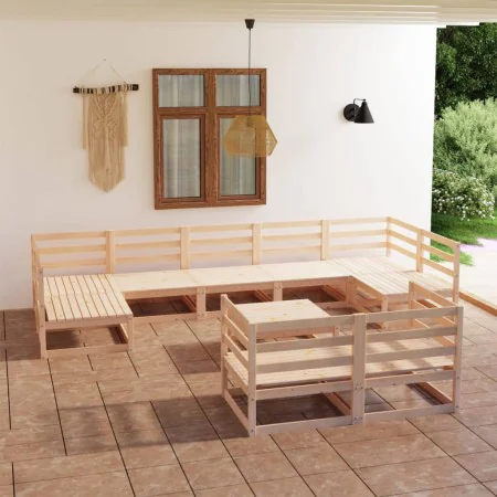 Garden furniture set 10 pieces solid pine wood by , Garden sets - Ref: Foro24-3076204, Price: 635,18 €, Discount: %