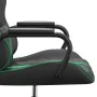 Gaming-Stuhl mit grüner und schwarzer Kunstledermassage von , Gaming-Stühle - Ref: Foro24-345560, Preis: 112,74 €, Rabatt: %