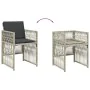 Garden dining set and cushions 13 pieces light gray synthetic rattan by , Garden sets - Ref: Foro24-3210947, Price: 924,83 €,...