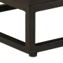 Solid mango wood and black iron bedside table 40x30x50 cm by , Nightstands - Ref: Foro24-371999, Price: 130,08 €, Discount: %