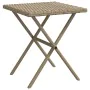 Sun loungers with table 2 units beige synthetic rattan by , Loungers - Ref: Foro24-368255, Price: 241,26 €, Discount: %