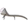 Sun loungers with table 2 units beige synthetic rattan by , Loungers - Ref: Foro24-368255, Price: 241,26 €, Discount: %