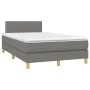 Boxspringbett mit dunkelgrauer Stoffmatratze 120x190 cm von , Betten und Lattenroste - Ref: Foro24-3269766, Preis: 368,69 €, ...