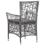 9-piece synthetic rattan garden dining set in gray color. by vidaXL, Garden sets - Ref: Foro24-45992, Price: 710,32 €, Discou...