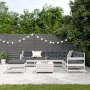 Garden furniture set with cushions 8 pieces solid white pine wood by , Garden sets - Ref: Foro24-3250593, Price: 764,38 €, Di...