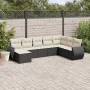 8-piece garden sofa set and black synthetic rattan cushions by , Garden sets - Ref: Foro24-3254093, Price: 501,51 €, Discount: %