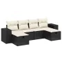 6-piece garden sofa set and black synthetic rattan cushions by , Garden sets - Ref: Foro24-3264472, Price: 390,95 €, Discount: %