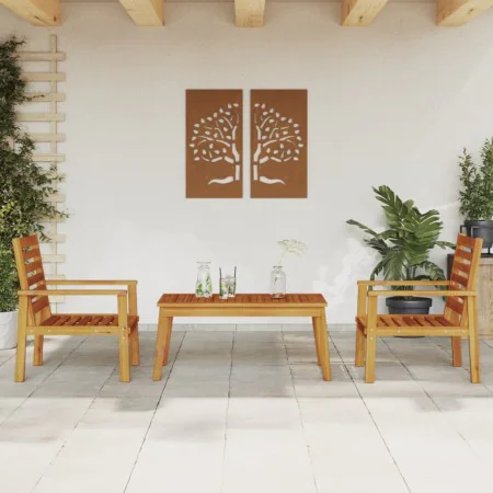 Garden furniture set 3 pieces solid acacia wood by , Garden sets - Ref: Foro24-3211806, Price: 209,43 €, Discount: %